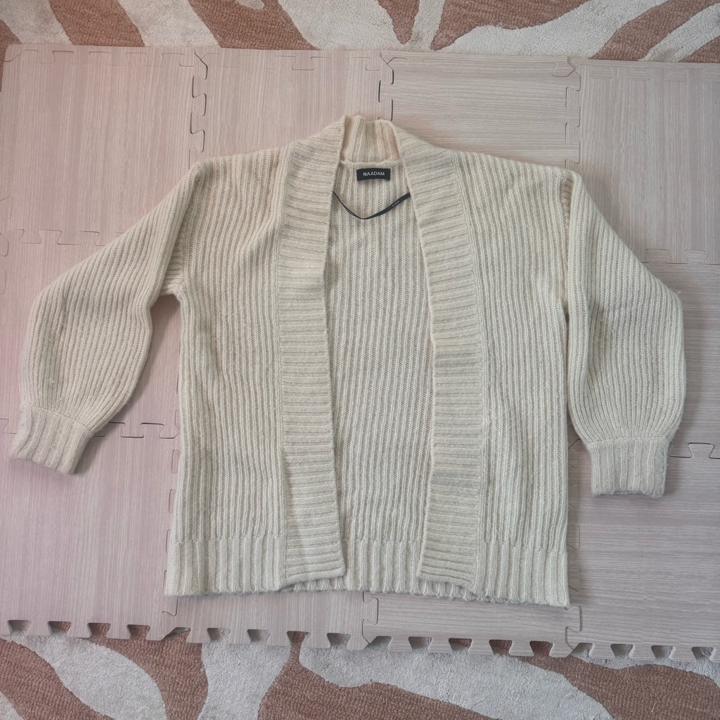 Naadam Luxe Merino Cashmere Ribbed Cardigan - (Xxs)